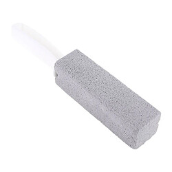 Universal 1PCS Brosse de toilette pierre ponce naturelle Nettoyeur de pierre Nettoyeur de pierre Brosse à manche longue Evier de toilette Bassin goutte à goutte | Porte-brosse de toilette