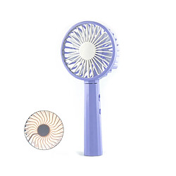 Mini Ventilateur de Refroidissement de Refroidisseur d'Air Léger à 2 Vitesses à Chargement USB Pliable Portable - Violet