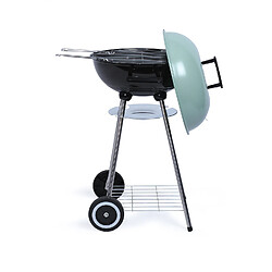 Barbecue à charbon 41cm vert/noir - doc172ve - LIVOO pas cher