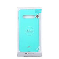 Acheter Wewoo Coque Souple Housse en TPU anti-chute et anti-rayures pour Galaxy S10 + Vert menthe