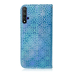 Avis Wewoo Housse Coque Pour Huawei Honor 20 Couleur unie Boucle magnétique colorée Flip horizontal en cuir PU avec support et fentes cartes et portefeuille et lanière bleu