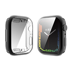 Coque en TPU ENKAY électroplaqué, noir pour votre Apple Watch Series 7 45mm