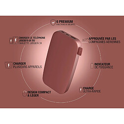 SANAG Powerbank 18000 Mah - Usb-C In & Out - Batterie Externe - Chargement Rapide - 6 Fonctions De Sécurité - Design Compact (Safari Red)