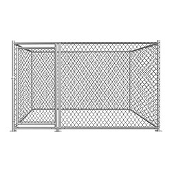 Bcelec RA-D22 Parc à Chiots 2x2x1.2m, enclos pour chiens, chenil d'extérieur, enclos d'exercice cage pour chiens pas cher