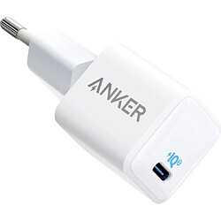 Anker Chargeur Secteur Powerport III Nano Power Delivery USB-C 20W Blanc