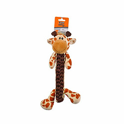 Paris Prix Peluche pour Chien Girafe 34cm Marron