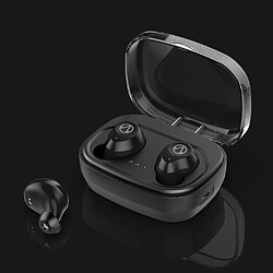 Acheter Mini TWS sans fil Bluetooth 5.0 casque stéréo intra-auriculaires écouteurs Noir