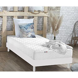 Idliterie Ensemble Matelas accueil Latex INITIAL Sommier en Kit