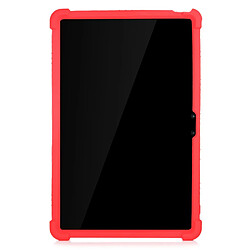 Coque en silicone avec béquille coulissante rouge pour votre Lenovo Xiaoxin Pad Pro 11.5 pouces