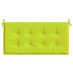 Acheter Maison Chic Coussin Confort | pouf | Coussin de banc de jardin vert brillant 100x50x3cm tissu oxford -GKD90072