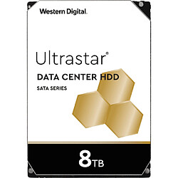 Western Digital Ultrastar DC HC320 Disque Dur HDD Interne 8000Go 3.5" SATA 6Go/s Noir