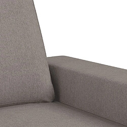 Maison Chic Ensemble de canapés 2 pcs, Canapé droit Sofa pour Salon taupe tissu -GKD504350 pas cher