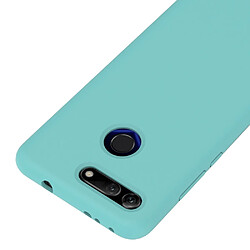 Avis Wewoo Coque Étui de protection en silicone liquide solide Dropproof pour Huawei Honor View 20 bleu