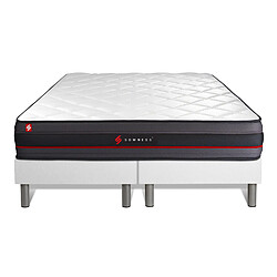 Somness Ensemble double sommier + matelas REGEN à mémoire de forme 160x200