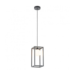 Luminaire Center Suspension industrielle et rétro Daisy gris