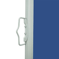 Avis vidaXL Auvent latéral rétractable de patio 160x600 cm Bleu