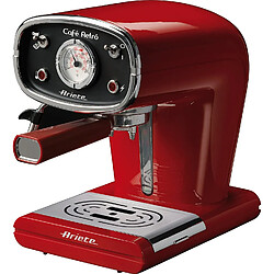 Ariete machine à expresso de 0,9L rétro de 15 bars 900W rouge