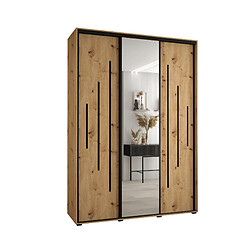 Abiks Meble Armoire Davos 13 À Portes Coulissantes 235,2/170/45 3 Portes