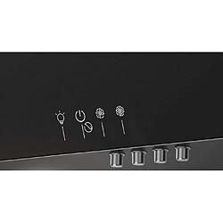 Avis Hotte décorative inclinée 80cm 647m3/h verre/noir - ihvp83flmk - INDESIT