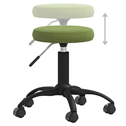 Avis vidaXL Chaise de salle à manger - Vert clair