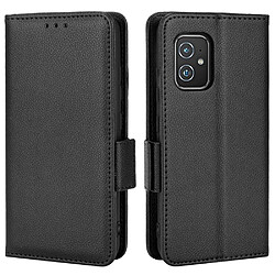 Etui en PU texture litchi, noir pour votre Asus Zenfone 8/Zenfone 8Z/ZS590KS