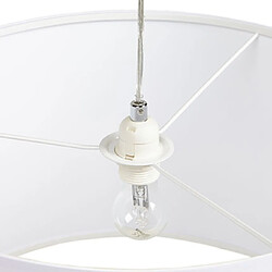 Acheter Mes Suspension ronde 50x50x30 cm en tissu blanc