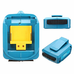 Avis Adaptateur USB De Batterie Pour Adaptateur De Chargeur De Batteries 14,4 V 18 V 2 Bleu