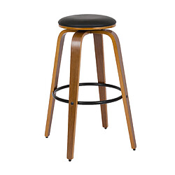 Acheter Rendez Vous Deco Tabouret de bar noir Arthus 78 cm (lot de 2)