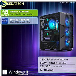 Sedatech PC Gamer • Intel i9-12900KF • RTX4060 • 32Go DDR5 • 2To SSD M.2 • Windows 11