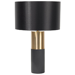 Beliani Lampe à poser DARLING Métal Blanc cassé Noir