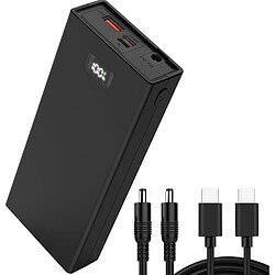 SANAG Batterie Externe 20000Mah, Chargeur Portable Charge Rapide Pd Qc 30W Avec Usb-C Entrée & Sortie Power Bank Compatible Avec Iphone, Samsung, Ipad, Macbook, Caméra De Surveillance Et Plus (20A)