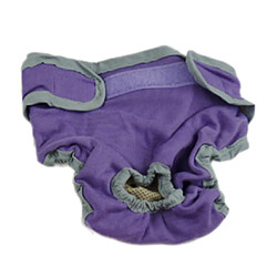 Femelle Animal Chien Chiot Physiologique Pantalon Sanitaire Couche Sous-vêtements L Violet