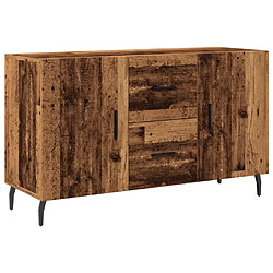 vidaXL Buffet vieux bois 100x36x60 cm bois d'ingénierie