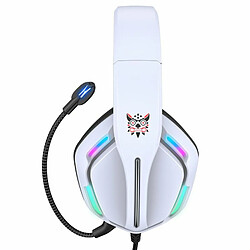 Casque Filaire Monté Sur L'Oreille X27 Avec Microphone Hd Casque De Jeu Antibruit Rvb Lumineux Pour Jeu Vidéo Pc Noir pas cher