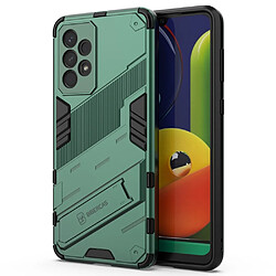 Coque en TPU antichoc avec béquille vert pour votre Samsung Galaxy A33 5G