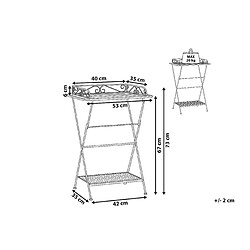 Avis Beliani Table d'appoint ANCUD Blanc