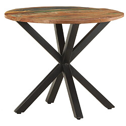 vidaXL Table d'appoint 68x68x56 cm Bois de récupération massif