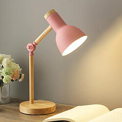 Acheter Lampe De Table De Lecture Multi-articulée LED En Fer élégant En Bois De Bureau