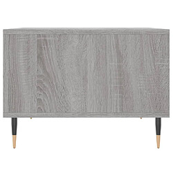 Acheter vidaXL Table basse Sonoma gris 60x50x36,5 cm Bois d'ingénierie