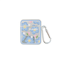 GUPBOO Airpods Coque Housse Étui Protecteur Compatible pour AirPods 3-fleur de peinture à l'huile littéraire