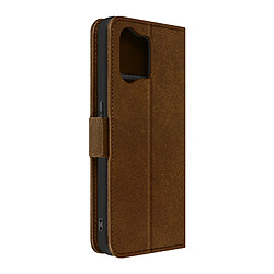 Avizar Housse Folio Oppo Reno 8 5G Marron