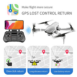 Universal Drone 4DRC F3 GPS 4K 5G WiFi Vidéo en temps réel FPV Four Field Flight 25 minutes RC Distance 500 mètres Drone HD Vidéo en temps réel | RC Four Field Flight(Gris) pas cher