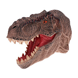 simulation dinosaure animal tête modèle marionnette enfants jouet t-rex