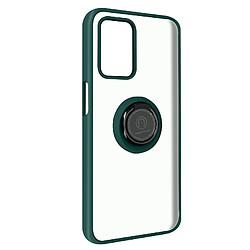 Avizar Coque Realme 8 5G Bi-matière Bague Métallique Support Vert