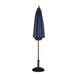 Parasol de Terrasse Professionnel Bleu Marine à Poulie de 3 m - Bolero