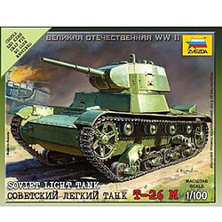 Zvezda Maquette Char : Tank Soviétique T26