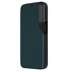 Avizar Étui Folio pour iPhone 15 Pro Max Clapet Support Vidéo Vert foncé