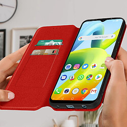 Avis Avizar Housse Xiaomi Redmi A1 et A2 Clapet Portefeuille Support Vidéo rouge