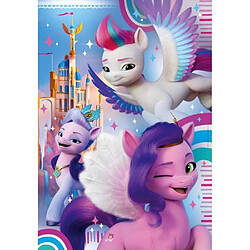 Clementoni- My Little Pony Supercolor Pony-3x48 Enfants 4 Ans-boîte de 3 (48 pièces), Puzzle Dessin animé-fabriqué en Italie, 25275, Multicolore, Medium