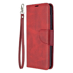 Etui en PU avec support rouge pour votre Samsung Galaxy A41 (Global Version)